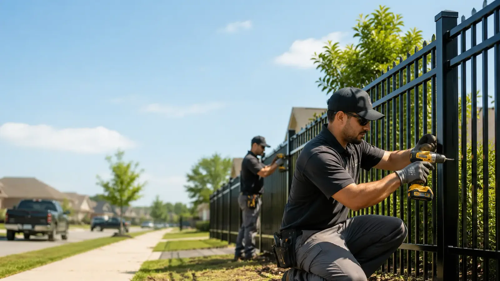 Metal Fence Installation in Dunwoody, GA